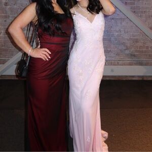 faviana 00 pink prom dress!